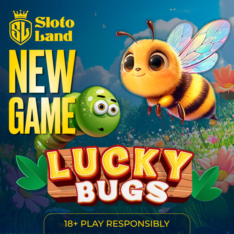 Познакомьтесь с жучками удачи в новой игре «Lucky Bugs» на Sloto Land!