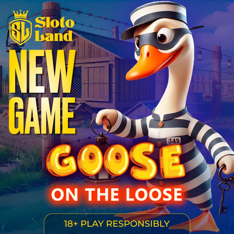 Help the Goose Escape the Farm in the New Game “Goose on the Loose” on SlotoLand!